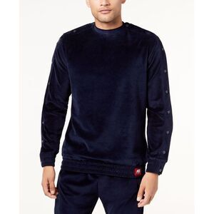 American Stitch Mens Dog Logo Velour Sweatshirt
